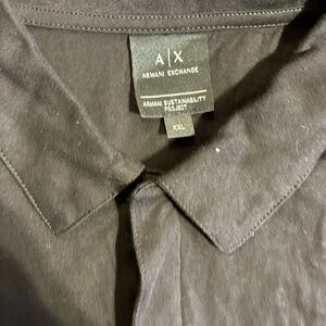 Armani Exchange Black Shirt Sz XXL